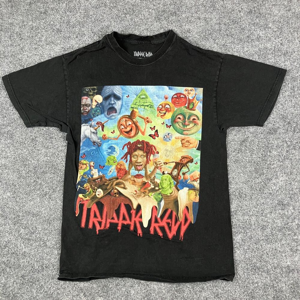 Trippie Redd T-Shirt Mens Size M Black Graphic Rap Tee Album Art Streetwear